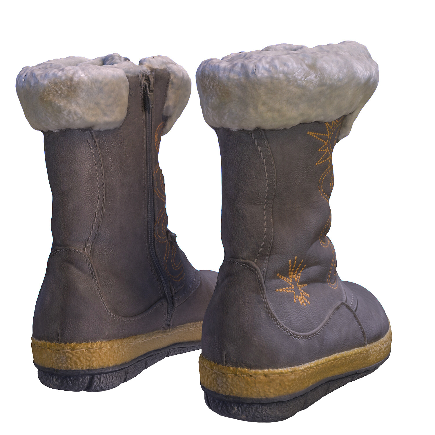 ArtStation - Winter boots | Resources