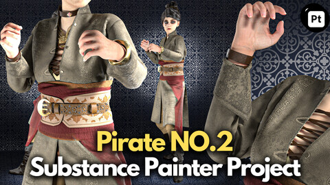 Pirate No.2: Substance Painter Project
