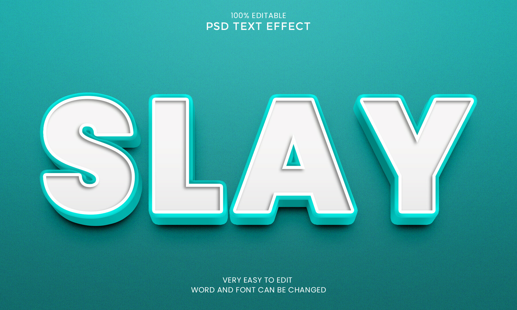 Artstation 3d Slay Psd Fully Editable Text Effect Layer Style Psd Mockup Template Artworks