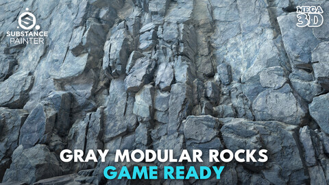 Gray Modular Rock 230706