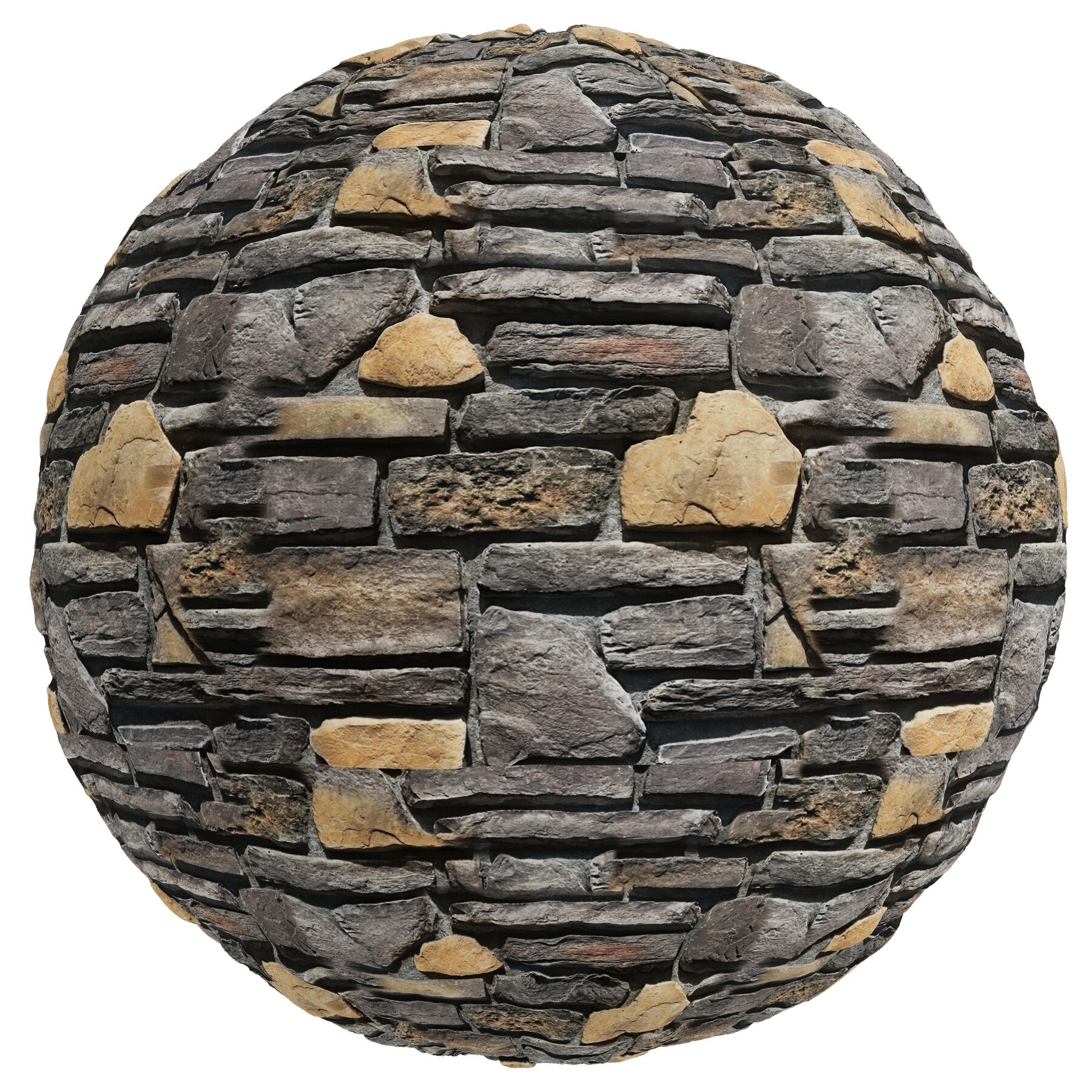 ArtStation - FB485 Flexible Prefab Stacked Ledge Rock Wall | 4MAT | PBR ...