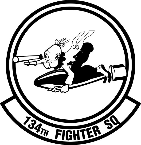 ArtStation - 134 Fighter Squadron svg emblem vector file for laser ...