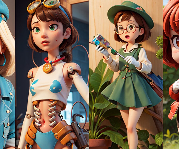 ArtStation - 700+ Disney Pixar Style |4K Reference Images | Artworks