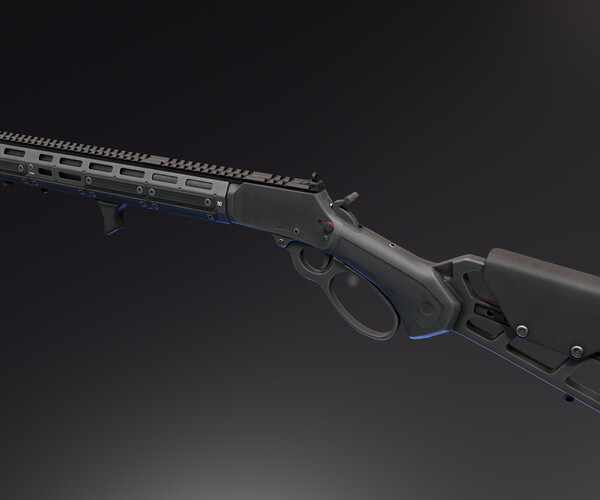 ArtStation - Marlin 1894 Dark Tracker | Game Assets