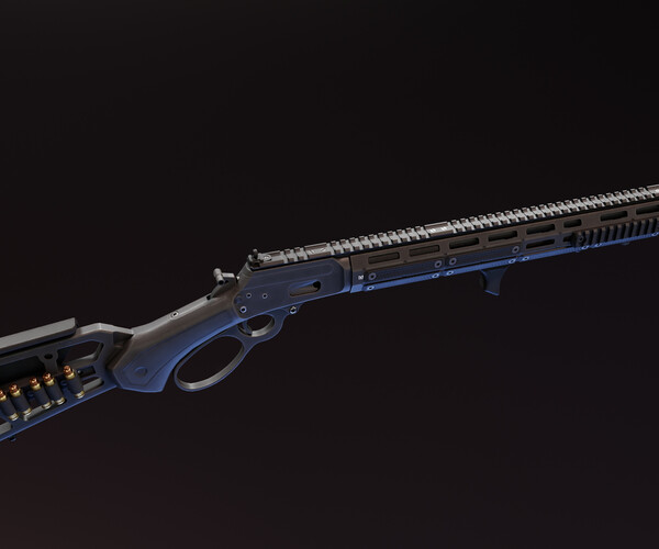 ArtStation - Marlin 1894 Dark Tracker | Game Assets