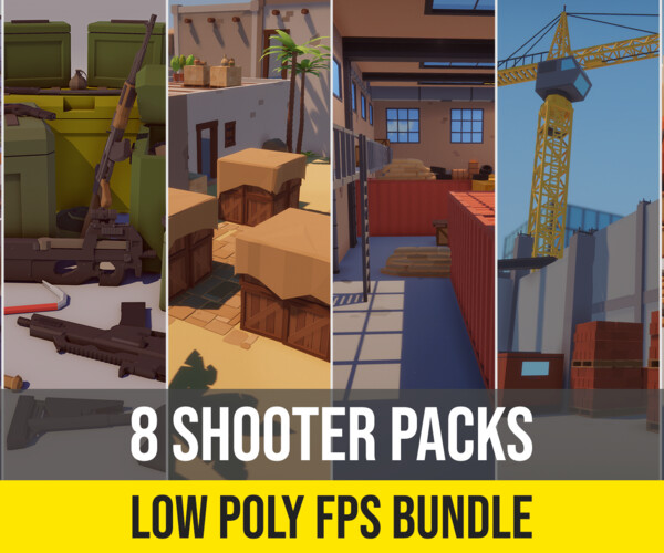 ArtStation - Low Poly FPS Bundle | Game Assets