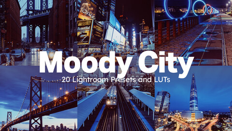 20 Moody City LUTs & Lightroom Presets