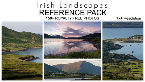 Reference Pack - Irish Landscapes- 150+ Royalty Free Photos