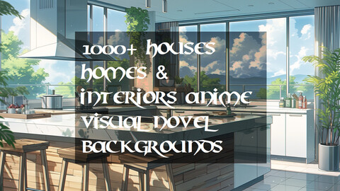 1000+ Houses Homes & Interiors Anime Visual Novel Backgrounds