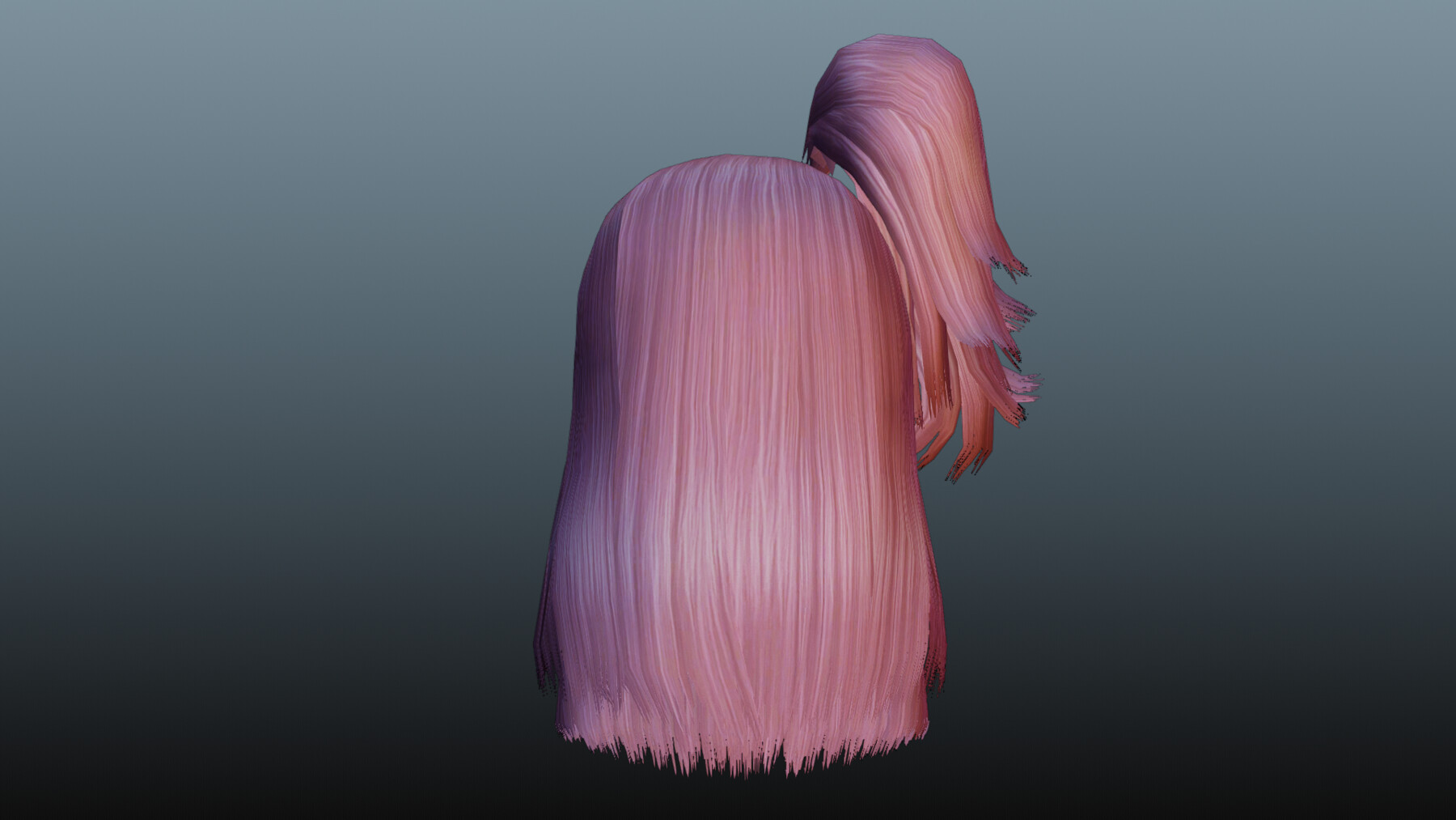 ArtStation - Female hair low poly | Resources