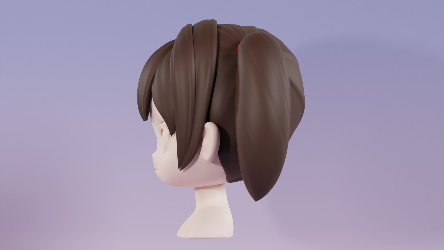 ArtStation - Chibi Female Hair Style 15