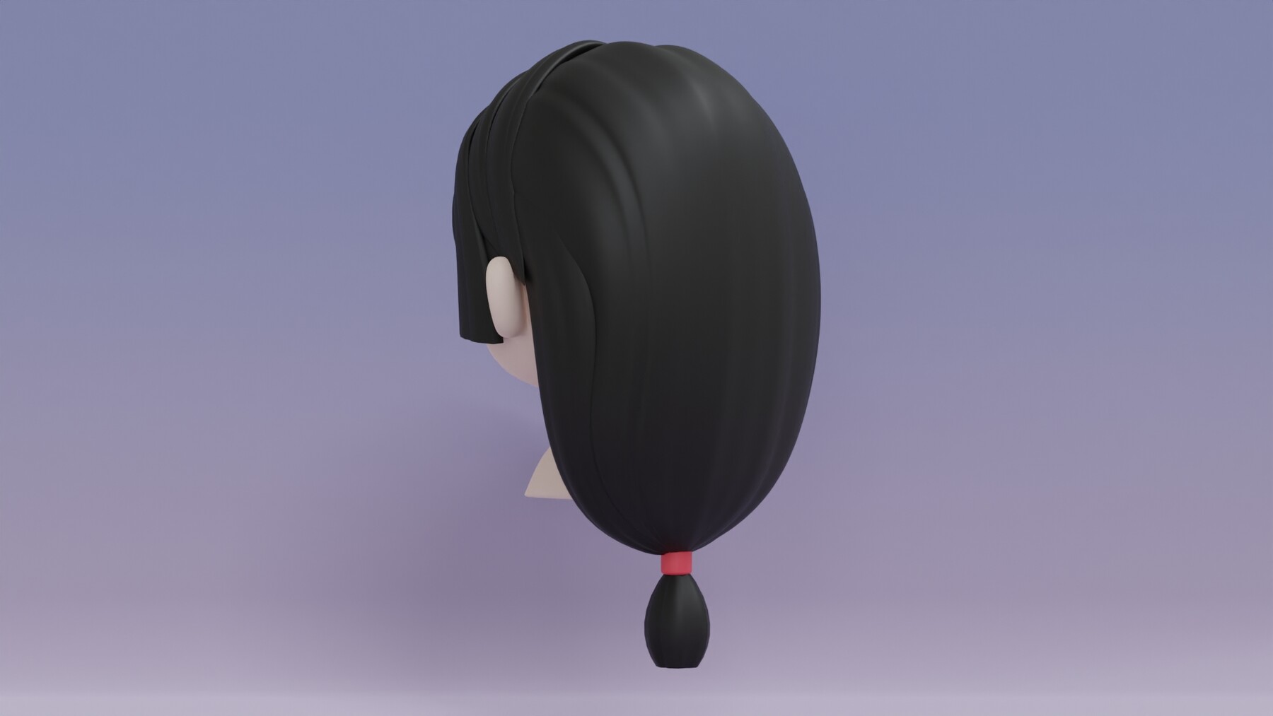 ArtStation - Chibi Female Hair Style 15