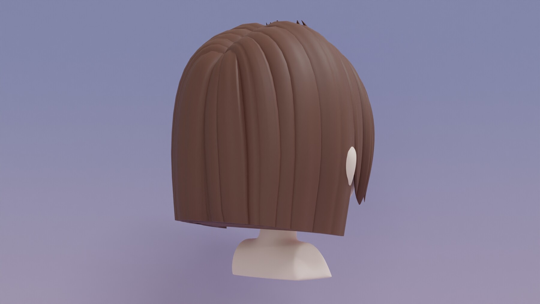 ArtStation - Chibi Female Hair Style 15