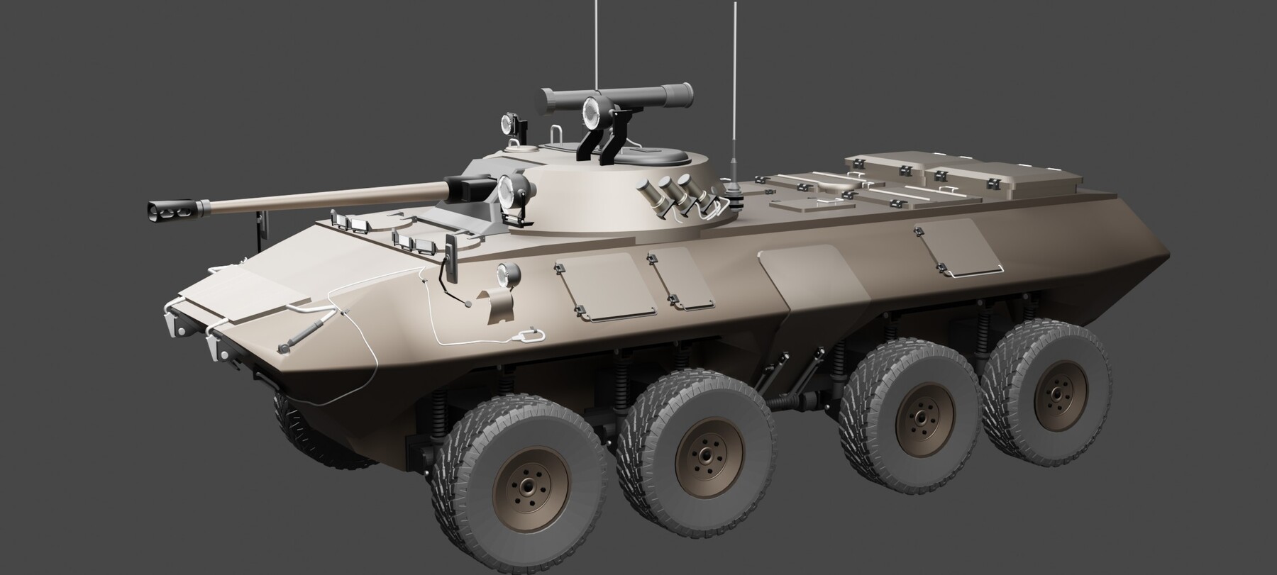 ArtStation - BTR-90 TANK 3D MODEL | Resources