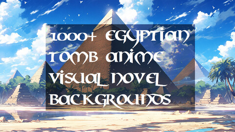 1000+ Egyptian Tomb Anime Visual Novel Backgrounds