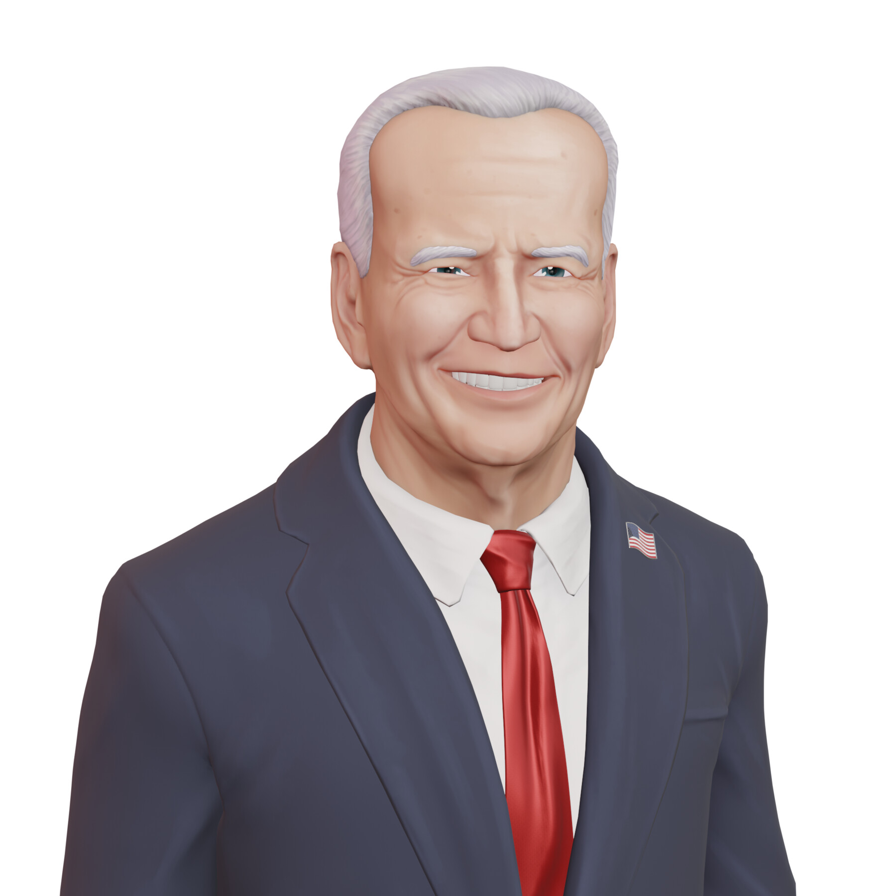 ArtStation - Joe Biden (torso) | Game Assets