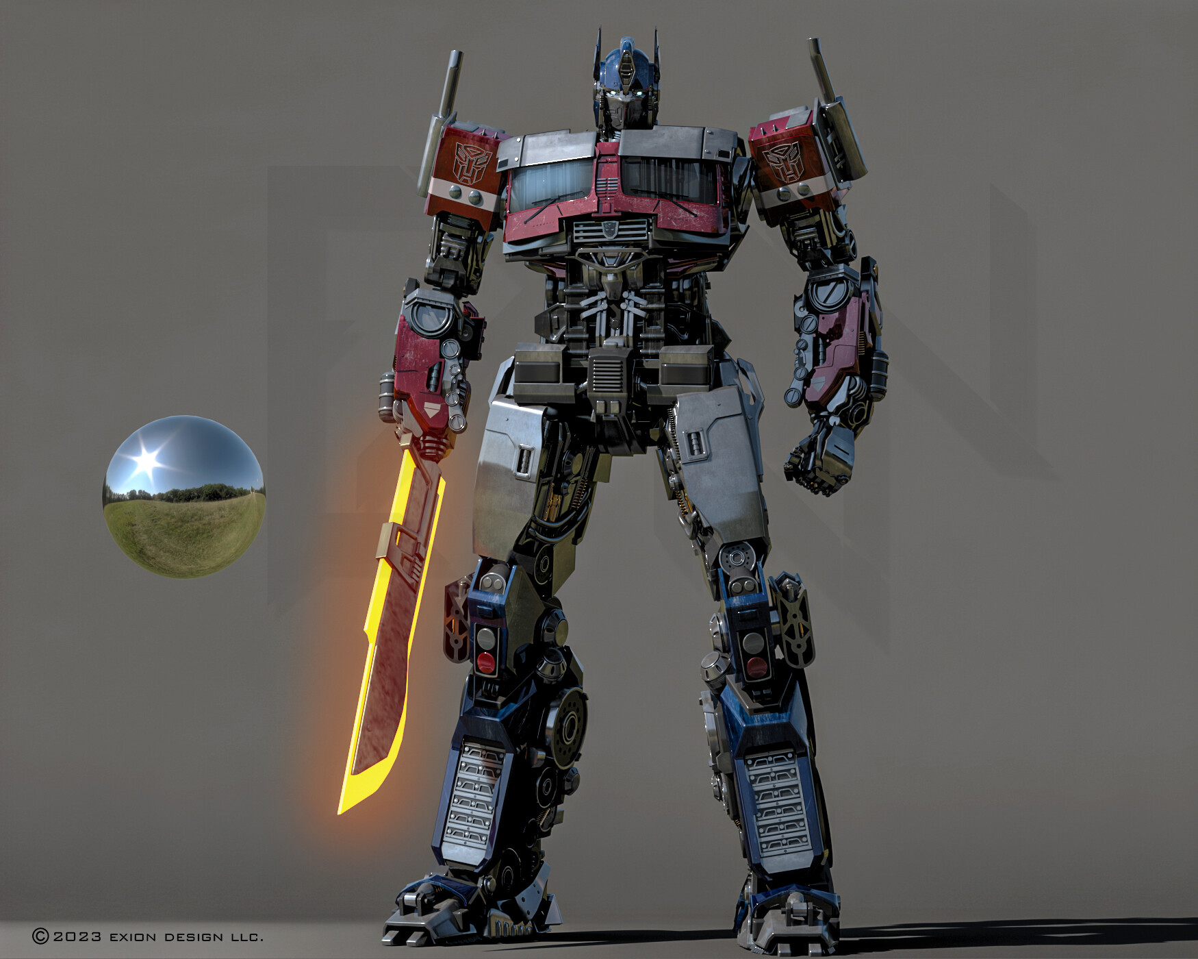 ArtStation - Transformers Prime: Optimus prime 3D Blender model