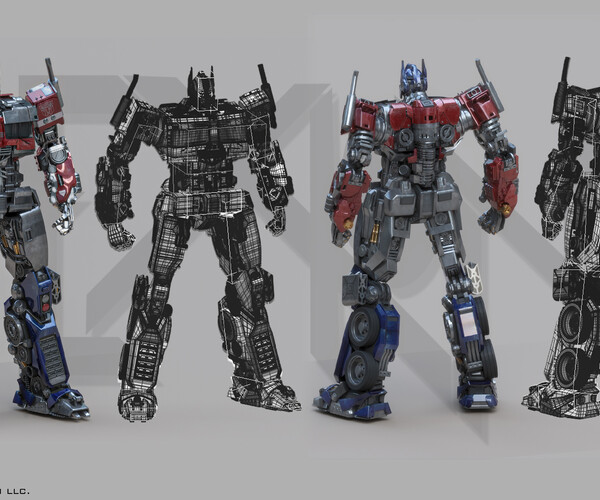 ArtStation - Transformers Optimus Prime ROTB 3D Model | Game Assets