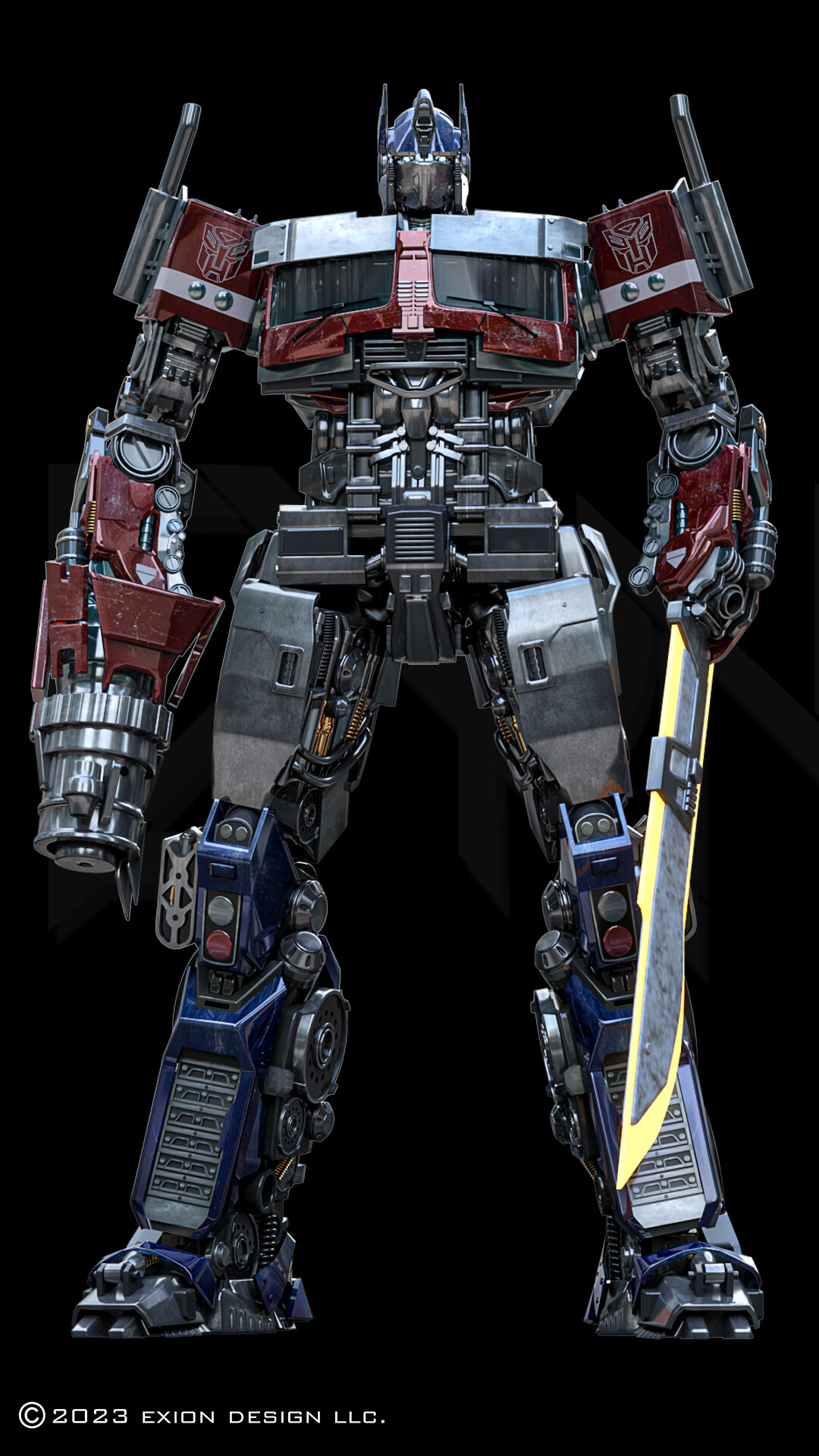 ArtStation - Transformers Prime: Optimus prime 3D Blender model