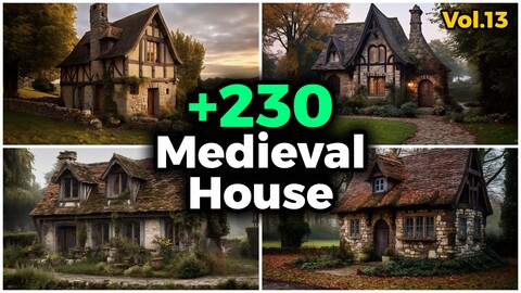 +230 Medieval House Concept (4k) | Vol_13