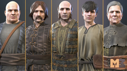 NPC Characters Male Pack