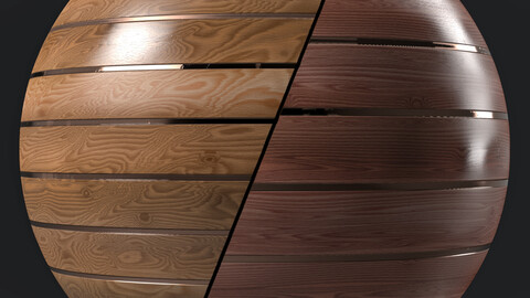 Wood Materials 25- Decorative Wooden Panel | Sbsar Seamless PBR 4k