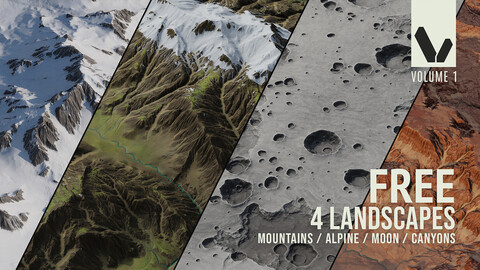 8k Landscapes - Free Vol.1