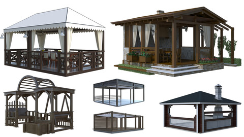 Elevate Your Outdoors: Minimalist Gazebo Collection in Stunning