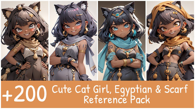 ArtStation - Cute Anime cat Girl
