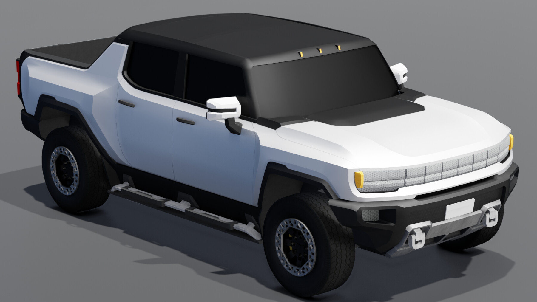 ArtStation - EV Hummer 3D model | Game Assets