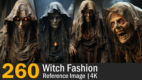 Witch Fashion  | Reference Images | 4K