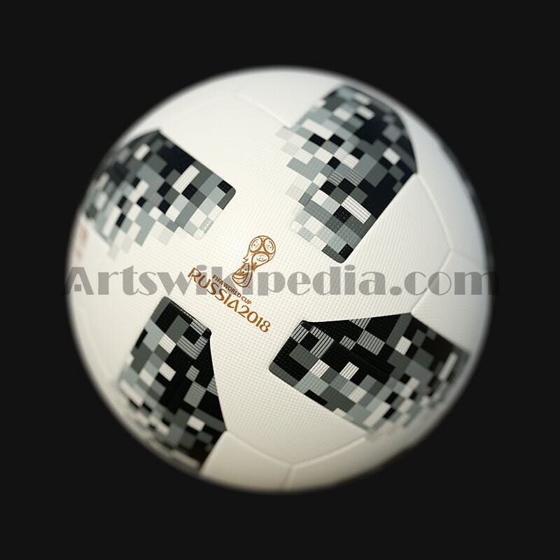 adidas Telstar 18 World Cup Mini Ball - White & Silver