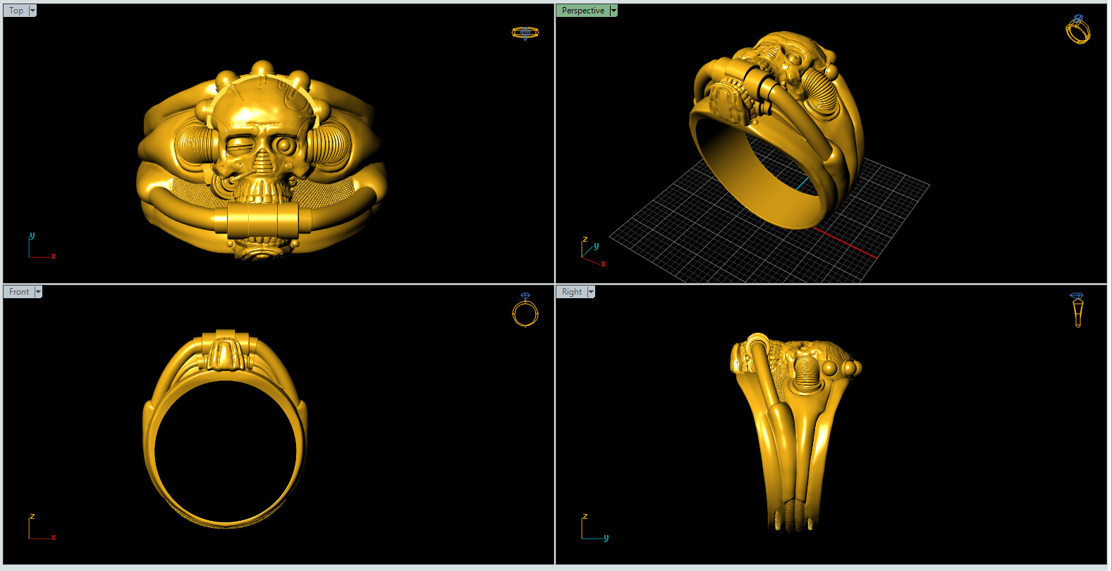 ArtStation - Metal Punch Ring