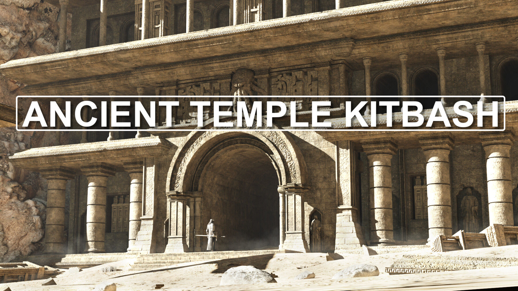 ArtStation - Ancient Temple Kitbash | Game Assets