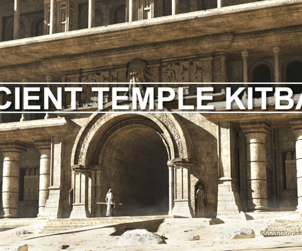 ArtStation - Ancient Temple Kitbash | Game Assets