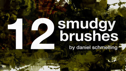 12x Smudgy Brushes by Daniel Schmelling