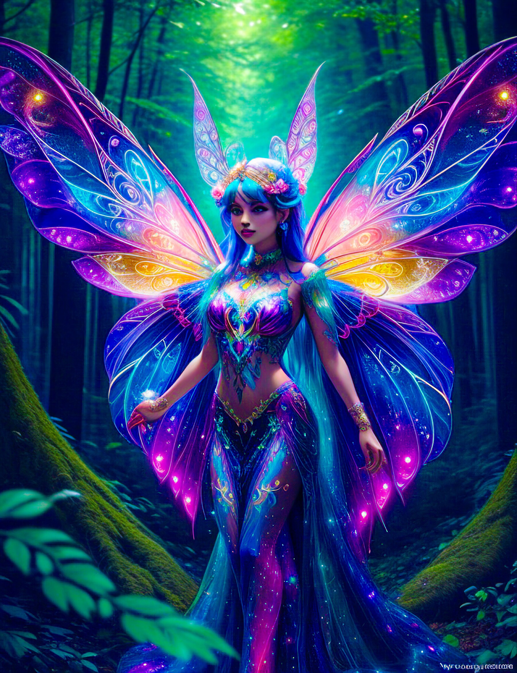 ArtStation - Enchanted Forest Fairy