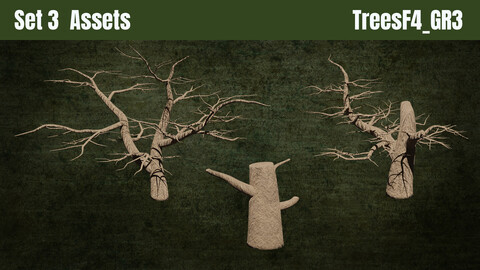 Trees F4 GR3 Pack - Unleafs Assets Nature Env
