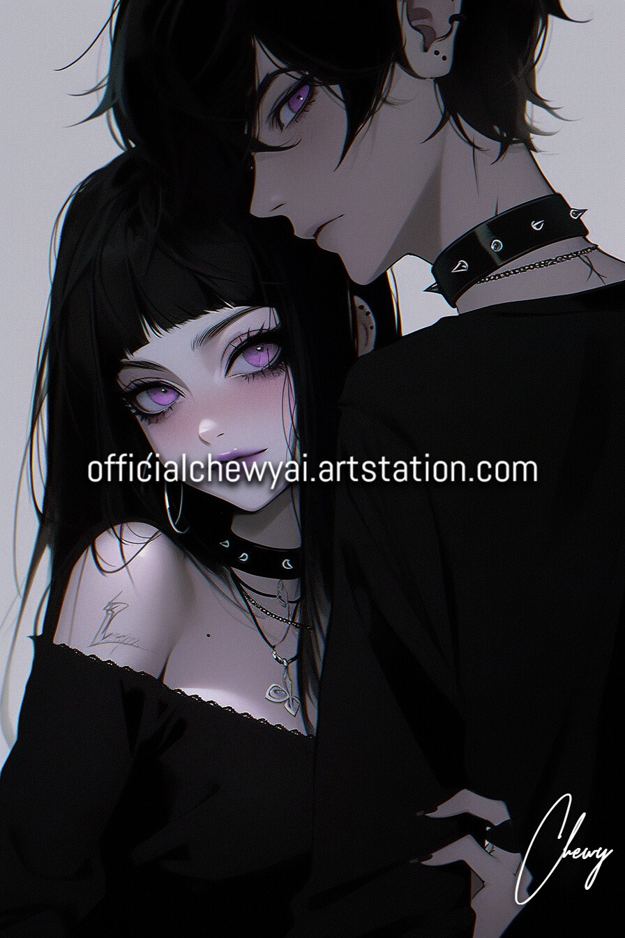 ArtStation - Emo Couple | Artworks