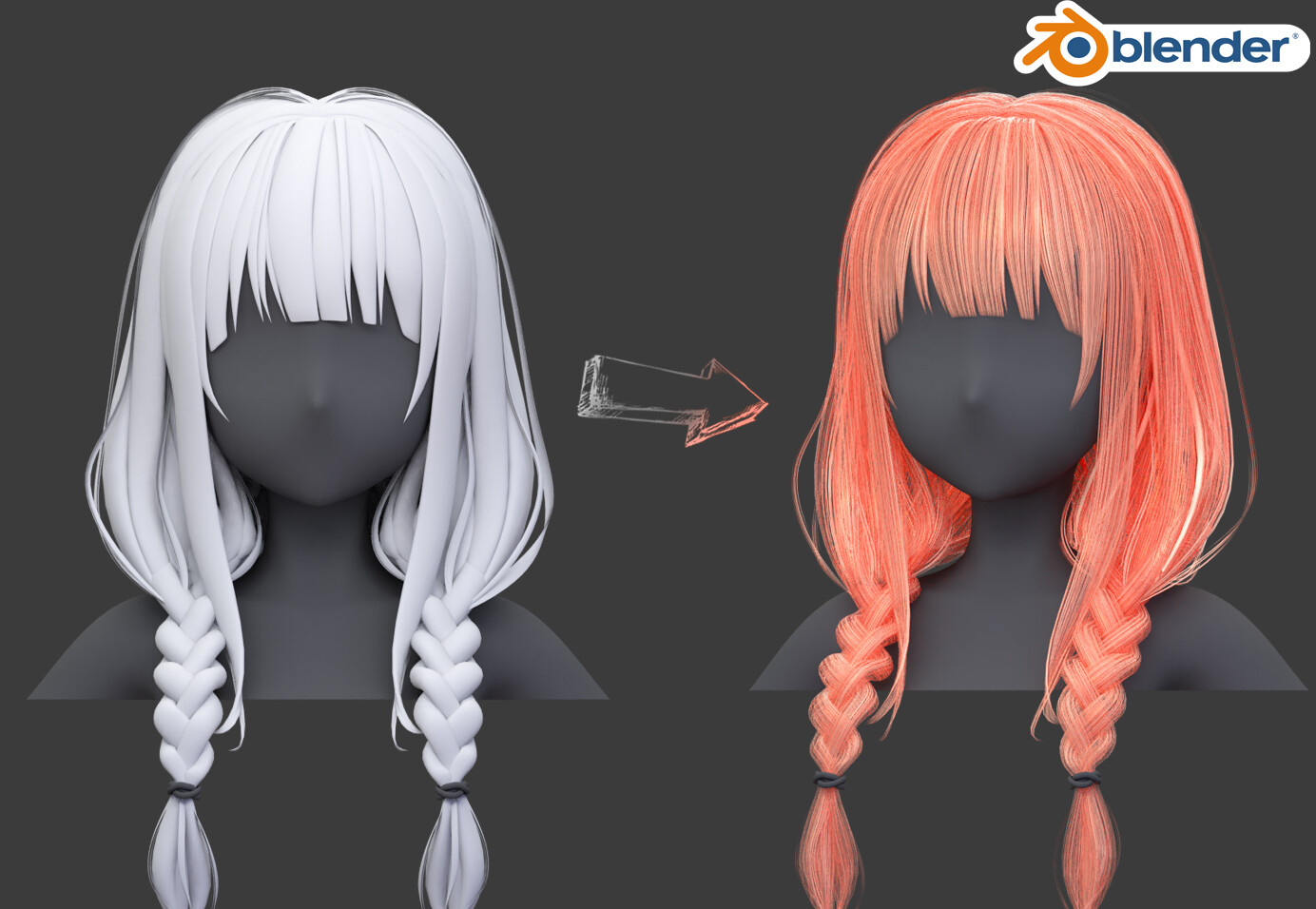 ArtStation - Anime Boy Hairstyles Pack (.Blend Files) | Game Assets