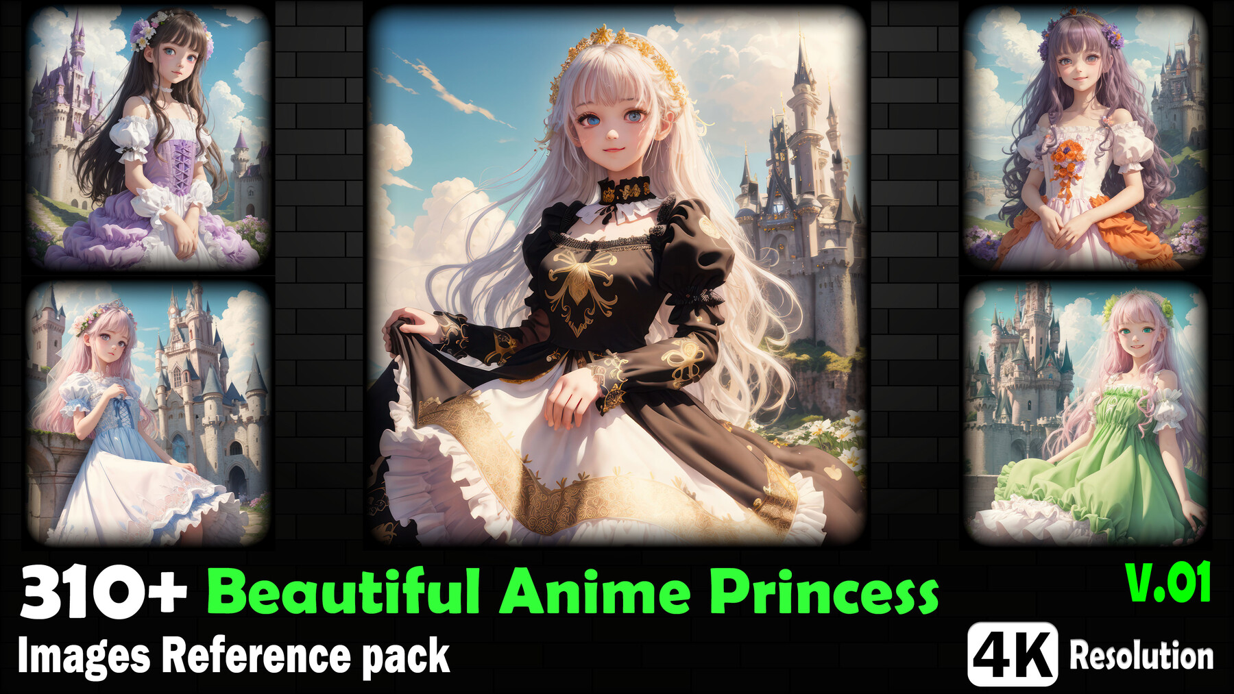 beautiful princess anime