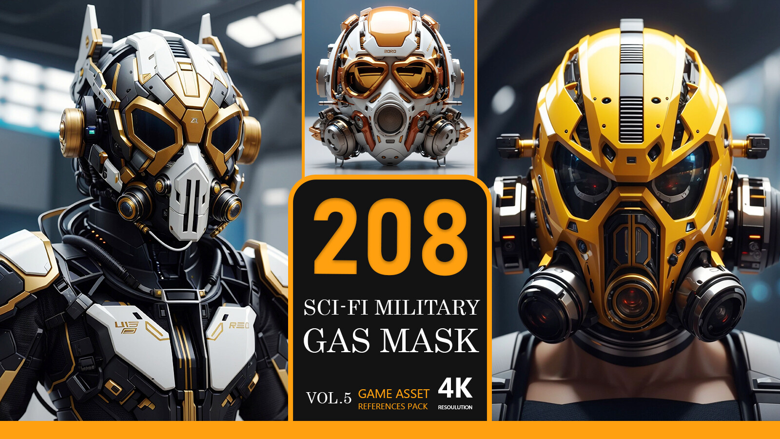 ArtStation - 20+ GAS MASKS BASEMESHES. SCI-FI/ FUTURISTIC/ MODERN/ ARMY AND  . VOL 24