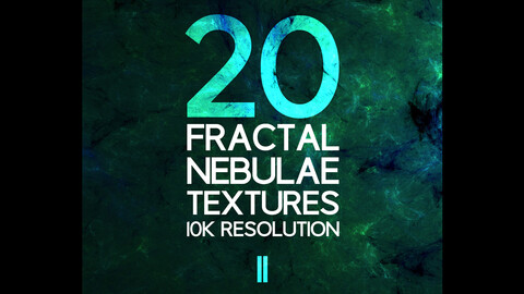 20x Fractal Nebulae Textures II by Daniel Schmelling