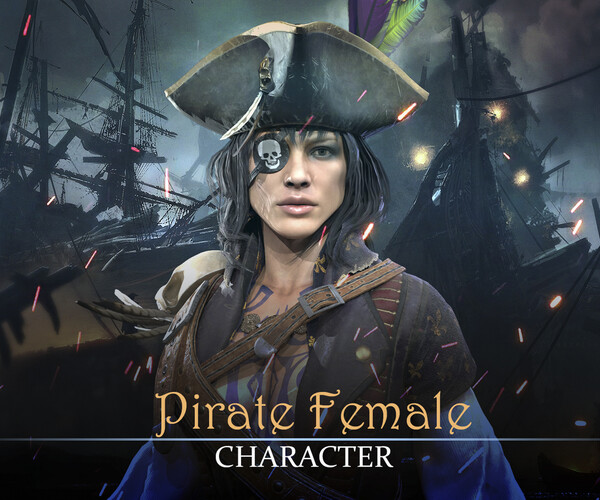 ArtStation - Pirate Female | Game Assets