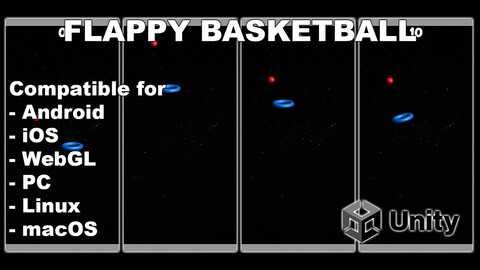 Flappy Basketball - Unity Game Source Code