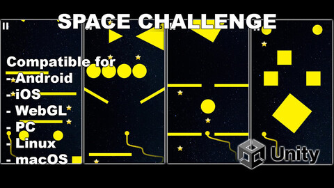 Space Challenge - Unity Hypercasual Game Source Code