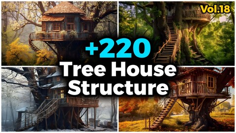 +220 Tree House Structure Reference Images (4k) | Vol_18