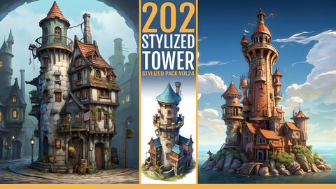 202 Stylized Tower VOL 24