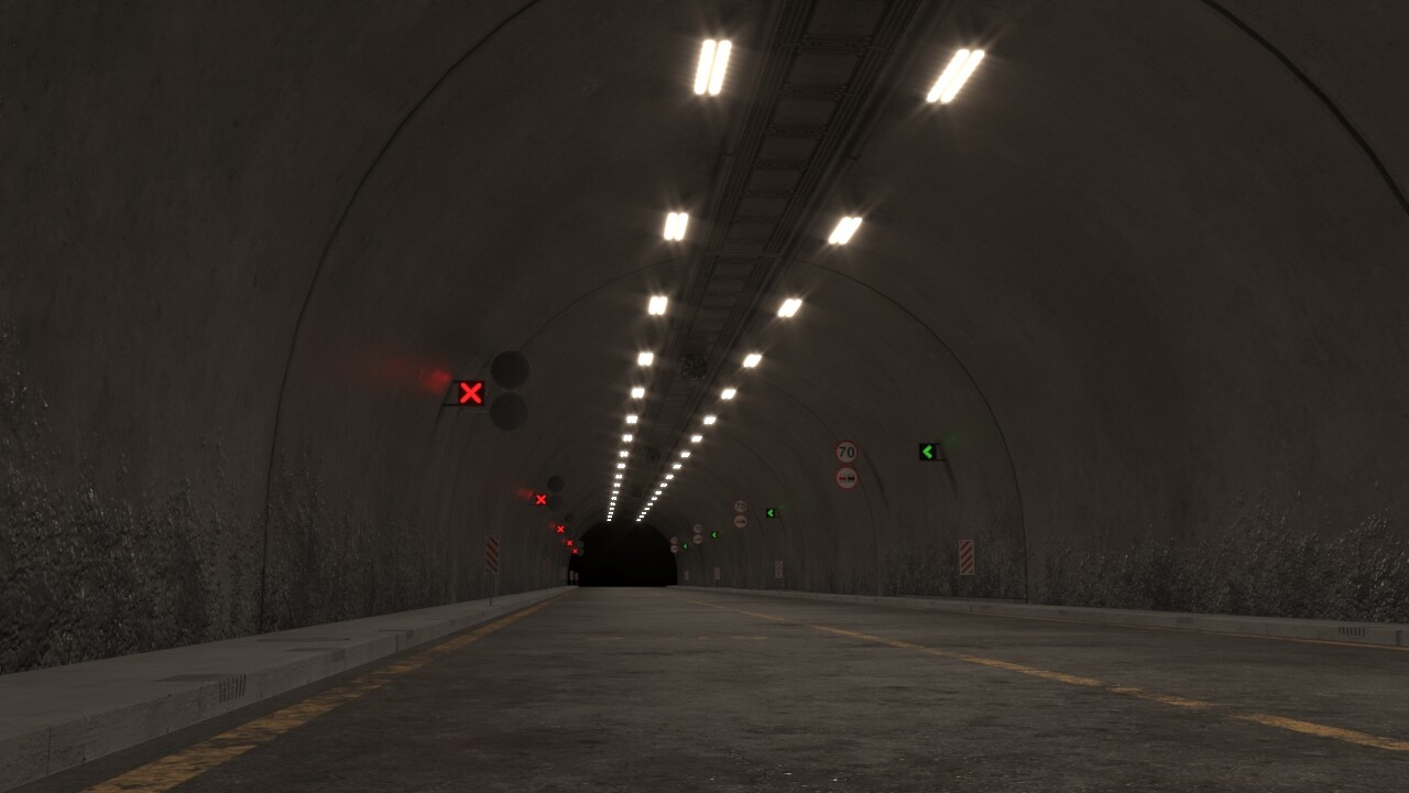 ArtStation - Impressive Highway Tunnel | Game Assets