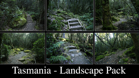 x222 Tasmania landscape - background reference pack